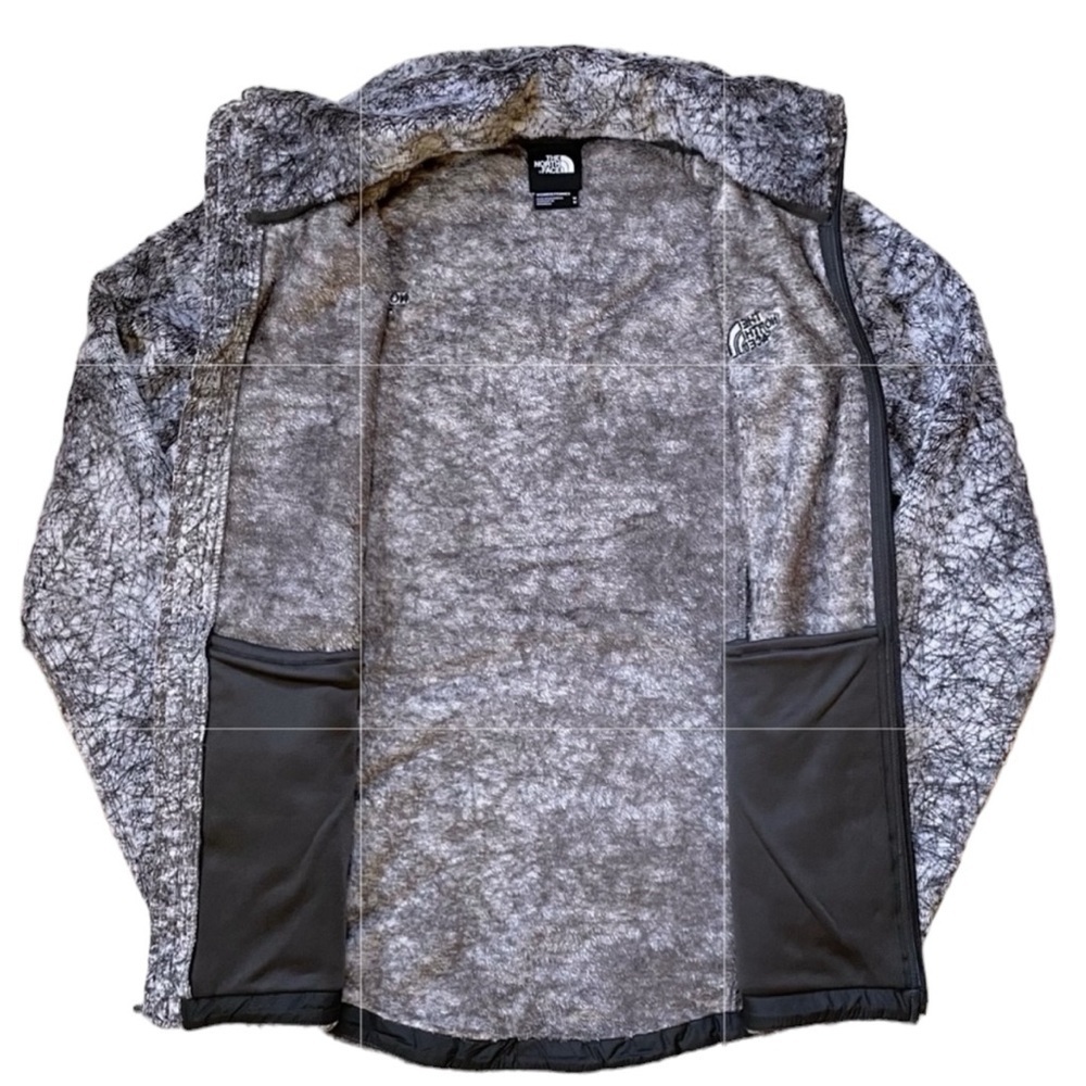 The North Face Women’s seasonal Osito Zip fuzzy, Fleece graphic, gray marble, SP - Picture 13 of 13